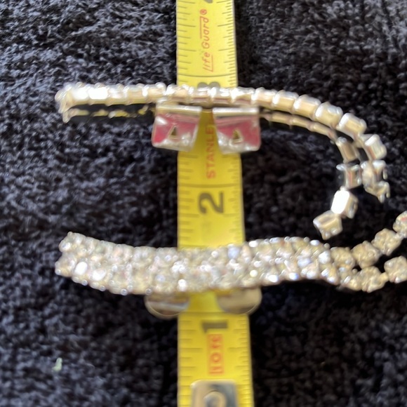 Vintage Rhinestone Shoe Clips - Picture 3 of 4